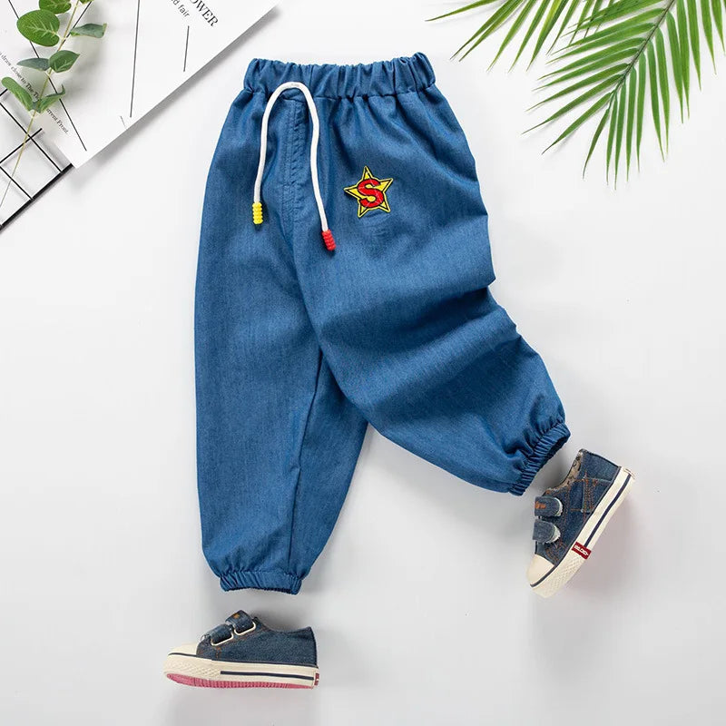 Casual Baby Boy Clothes Toddler Kids Pants Pantalones Harem Demin Trousers Jogger Baby Infant Clothing