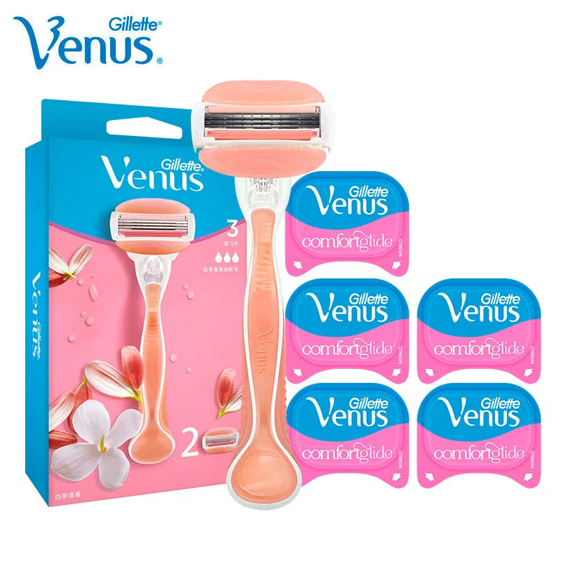 Gillette Venus Safety Razor for Women Face Arm Leg Hair Machine for Shaving Shaver 3/5 Layers Razor Blades Barber Shaving Razor