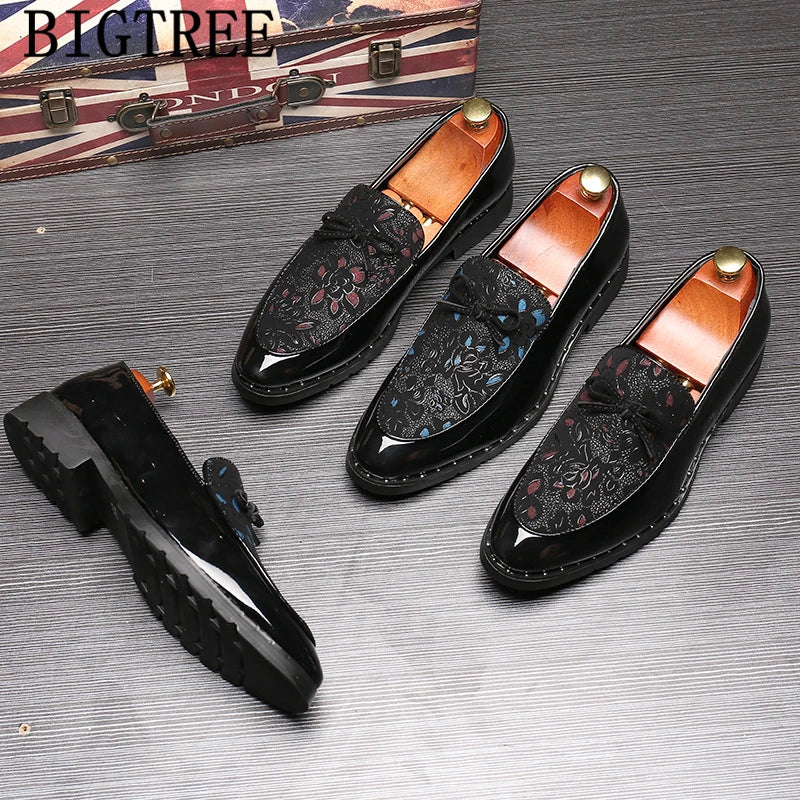 Italian Mens Dress Shoes Loafers Office Shoes Men Party Shoes For Men Italian Zapatillas Para Hombre Sapato Masculino Social