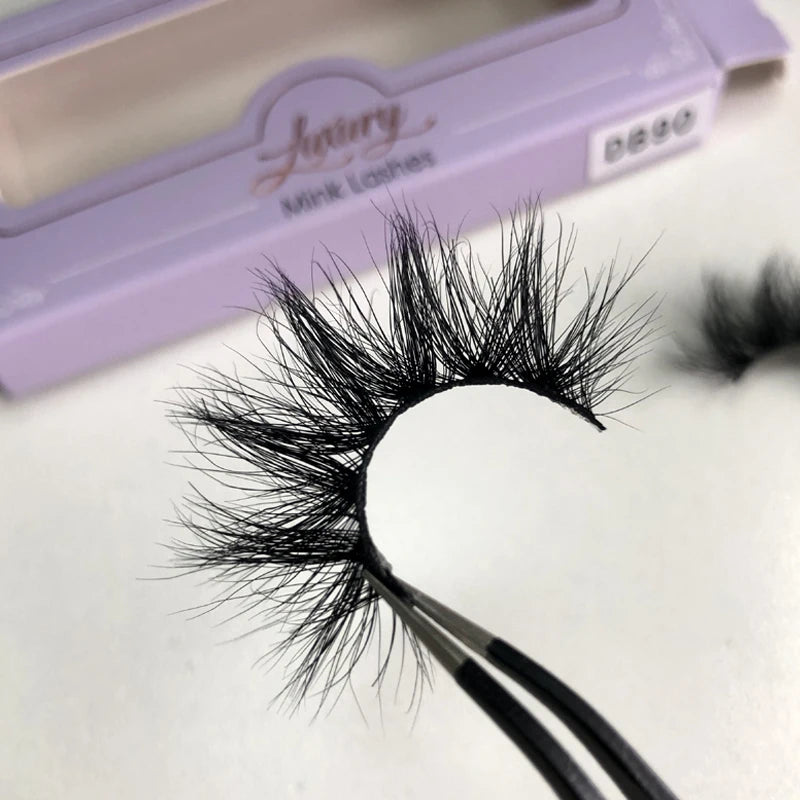 Free shipping products high quality brand makeup 100% siberian mink eyelashes