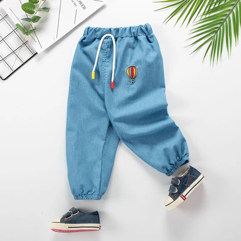 Casual Baby Boy Clothes Toddler Kids Pants Pantalones Harem Demin Trousers Jogger Baby Infant Clothing