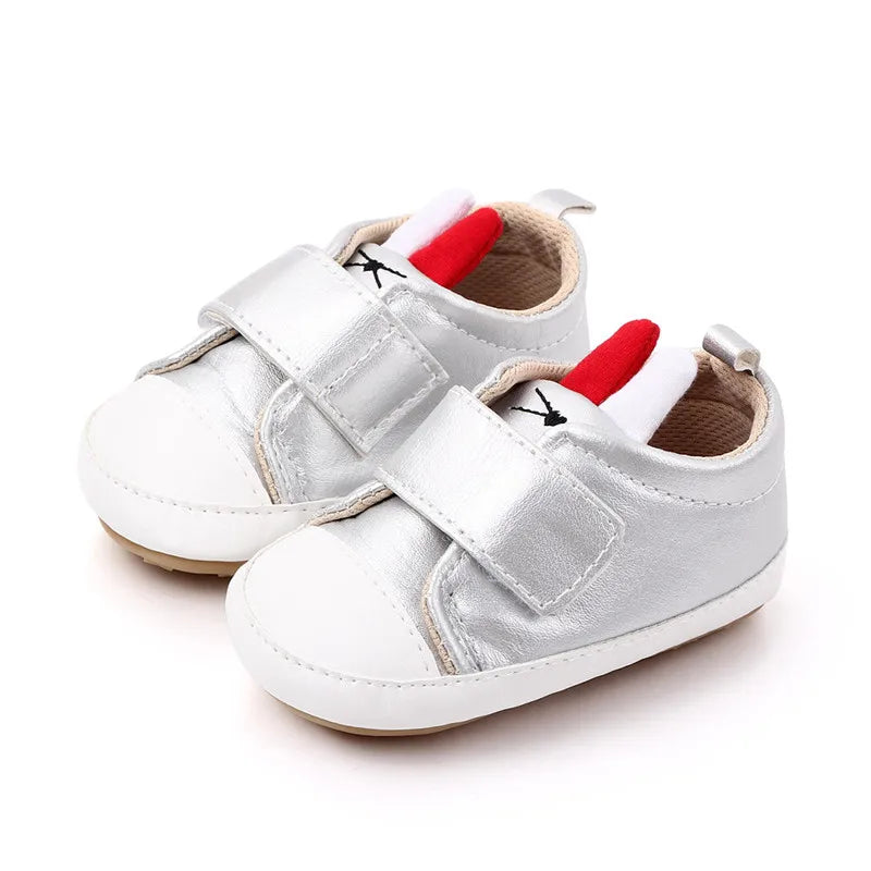 New Baby Shoes Infants PU Casual First Walkers Soft Anti-Slip Sole Newborn Sport Shoes Boys Girls Baby Shoes Sneakers