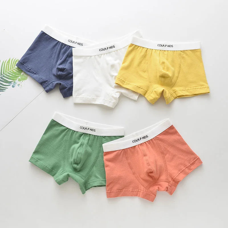 Boys Underwear Children Panties Boys Cotton Boxer Shorts Children's Clothing Kids Underwear For 2-16T 5Pcs Teen Panties For Kids