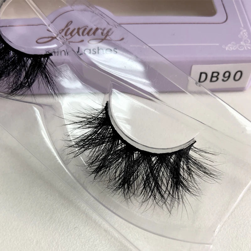 Free shipping products high quality brand makeup 100% siberian mink eyelashes