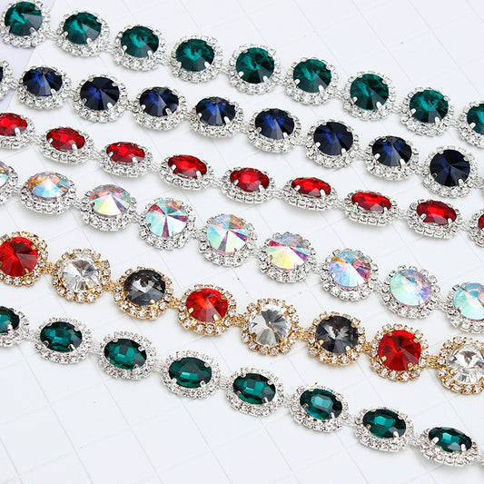 DIY Rhinestone Chain Shiny Clothing Accessories Gem