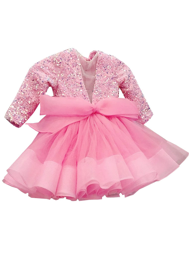 Girls' Velvet Princess Dress