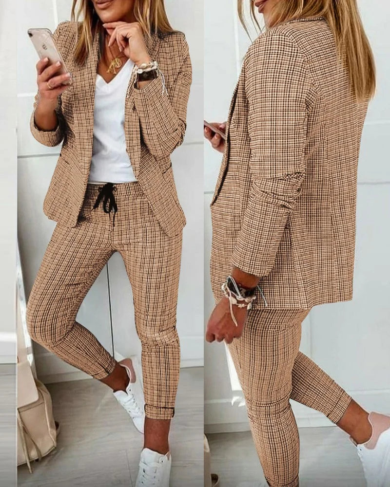 Jacket Two-piece Office Ladies Suit