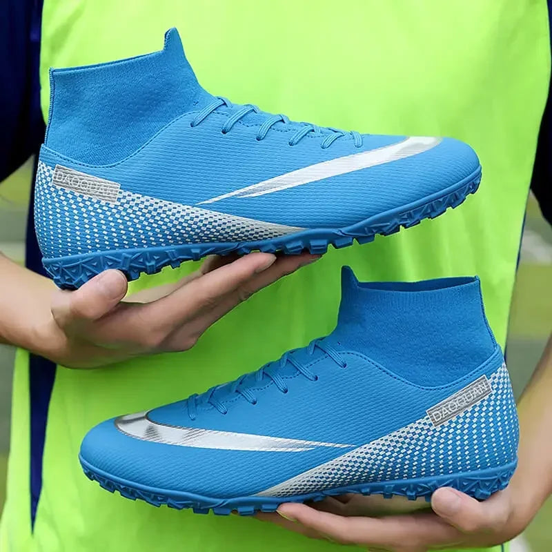 Brand New Men Soccer Shoes Professional Comfortable Futsal Grass High Quality Training Sport Match Football Boots Ultralight