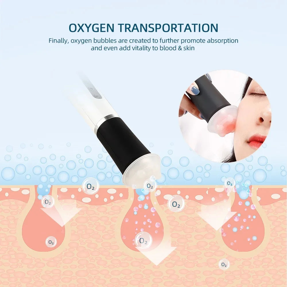 Facial CO2 Oxygen Bubble Beauty Machine Special Gel Facial Brightening Lifting Balance Facial Water Oil Exfoliating Serum Gel