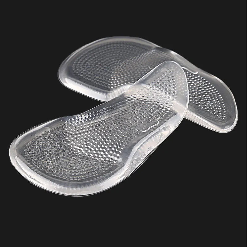 Tcare 1Pair Original Self-Adhesive Metatarsal and Arch Support Insole Gel Pads-Generous Ball of Foot Cushions for Arch Support