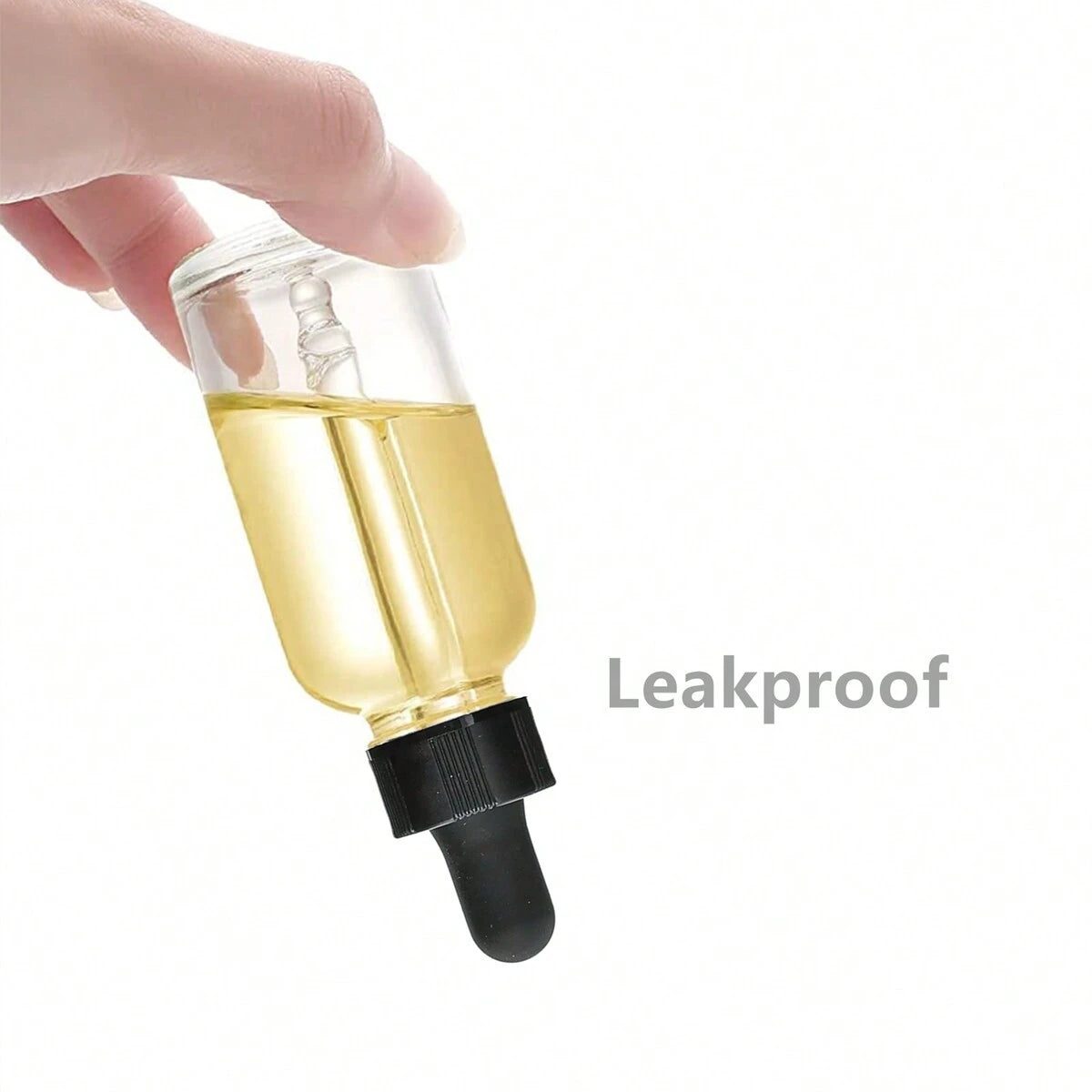 12pcs 2 Oz 60ml Glass Eye Dropper Bottles Empty Leakproof Travel Clear Tincture Bottle for Essential Oils Liquids Lab Chemicals