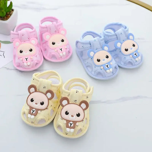 Toddler Infant Kids Baby Girl Summer Sandals Cute Casual Princess Sandals Cartoon Soft Sandals Crib Shoes Boy First Walkers0-12M