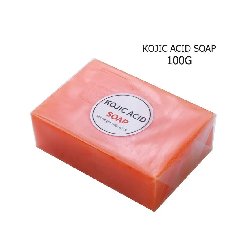 Kojic Acid Soap 3pcs Pack  Dark Black Skin Lightening Soap Hand Made Glutathione Soap Skin Bleaching & Brightening