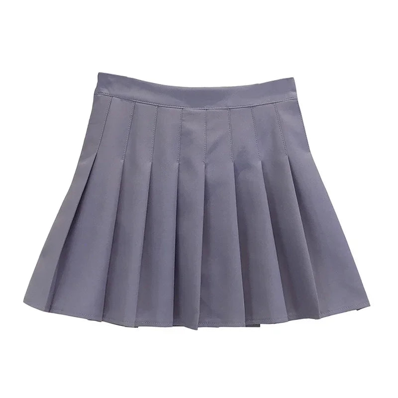 Fashion Women Skirt Preppy Style Plaid Skirts High Waist Chic Student Pleated Skirt Harajuku Uniforms Ladies Girls Dance Skirts