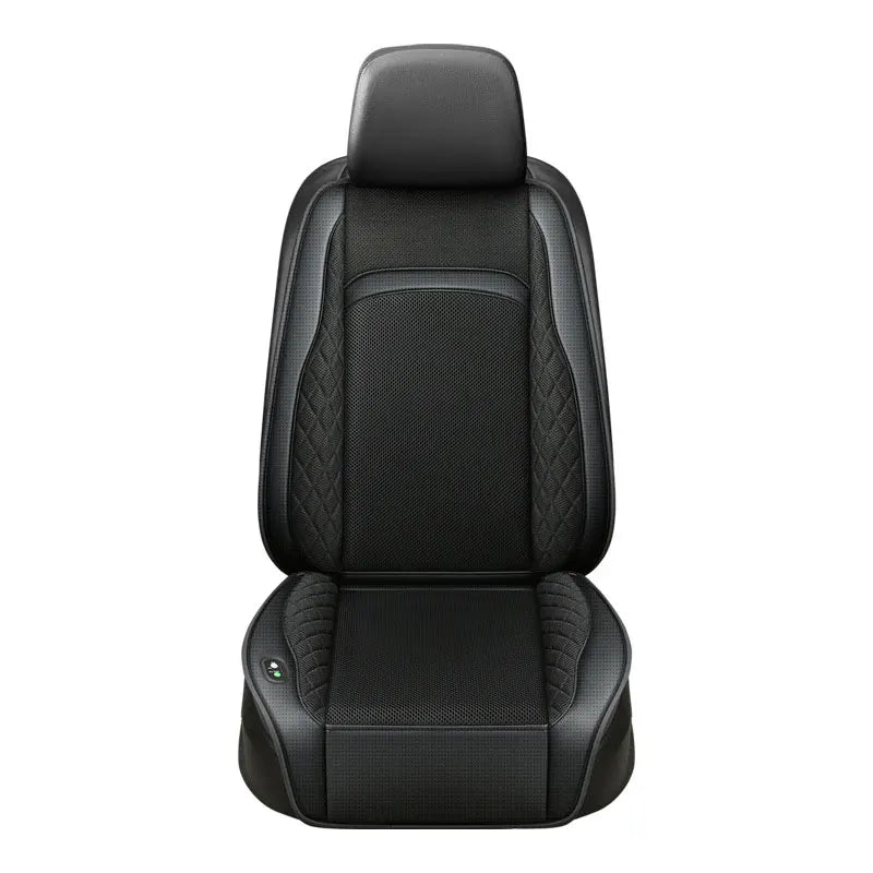 1Pcs Car Ventilated Cooling Massage Seat Cushion For All Cars Automotive Adjustable Temperature 16 Fans Functional Powerful