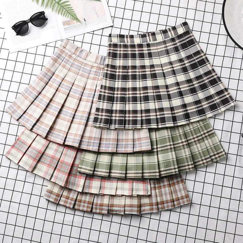 Pleated Skirt Summer Women's Clothing 2022 Spring Fashion Korean  Preppy Style School Girl Uniform Harajuku A-line Mini Skirts