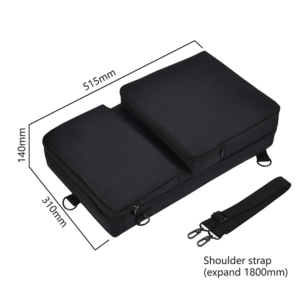 Portable DJ Controller Padded Storage Bags Dustproof Turntables Protective Case Scratch-resistant for Pioneer DDJ-400 DDJ-FLX4