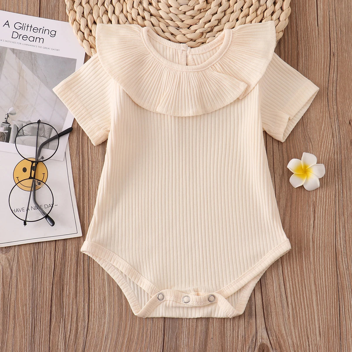 Newborn Infant Baby Rompers 0-2Y 2023 Spring Summer Candy Ruffles Jumpsuit New born Baby Girl Clothes Outfits