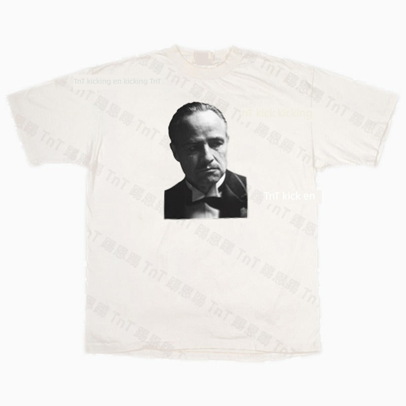 Vintage Godfather Rapping Hip Hop Retro T-shirt