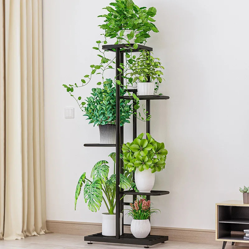 Plant Shelves 4 Tier Potted Flower Plant Stand Rack Multiple Flower Pot Holder Shelf Indoor Outdoor Planter Display Organizer