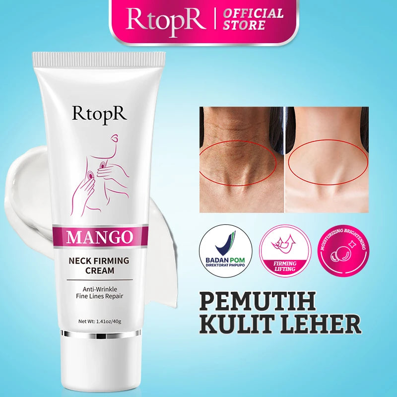 RtopR Neck Firming Wrinkle Remover Cream Rejuvenation Firming Skin Whitening Moisturizing Shape Beauty Neck Skin Care Products