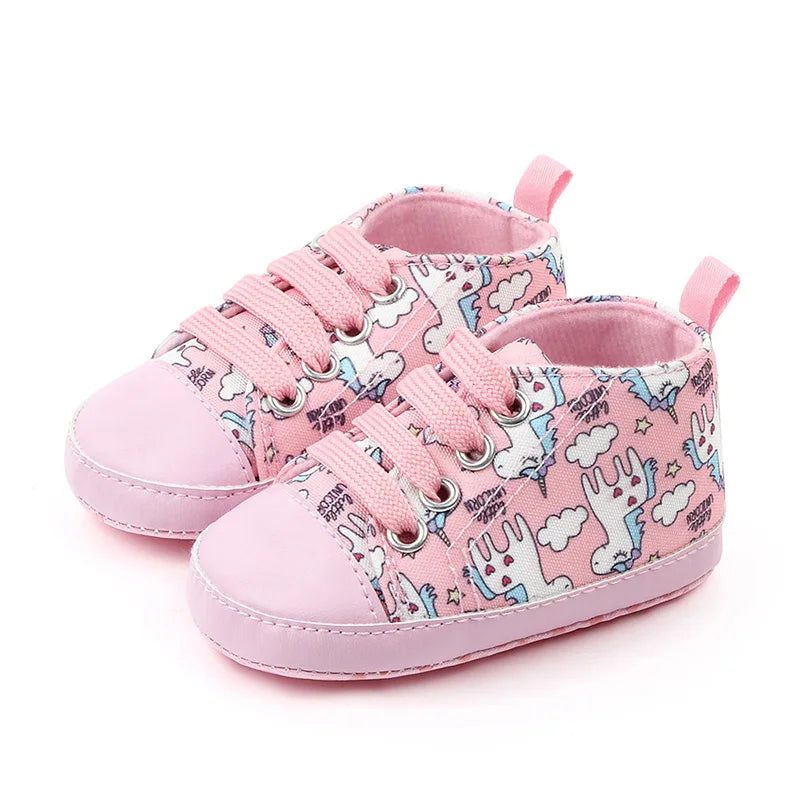 Spring Cute Unicorn Baby Shoes Boy Girl Sneakers Warm Soft Bottom Anti Slip Newborn Shoes Toddler Enfant First Walkers