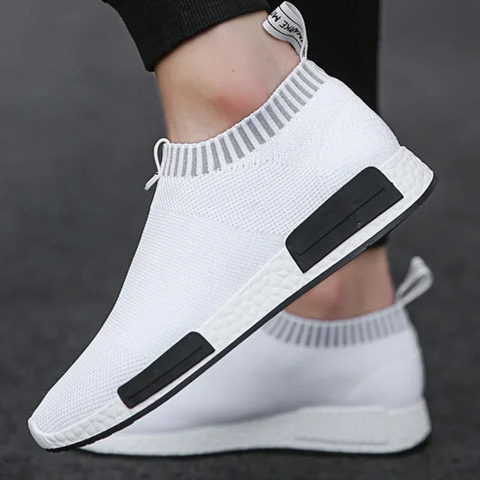 Men's Slip on Sock Sneakers 38-47 Super Light Breathable Mens Shoes Men Walking Jogging Shoes Men Sneakers Casual Shoes for Men