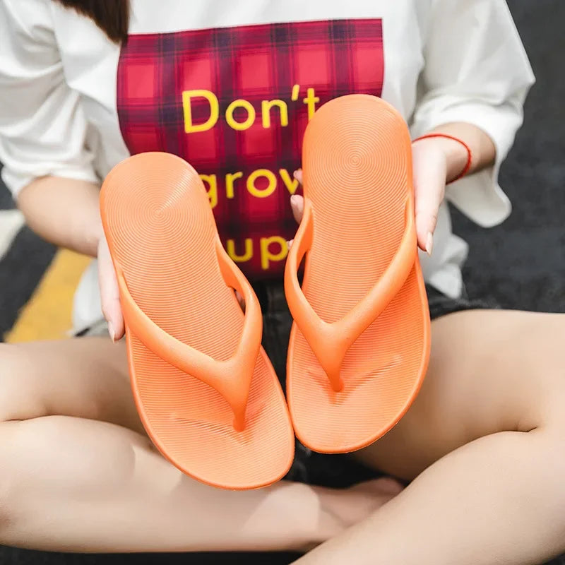 MInmclas Women Flip Flops New Style Slippers Female Outdoor Furnishing Simple Summer Slippers Couple EVA Slippers