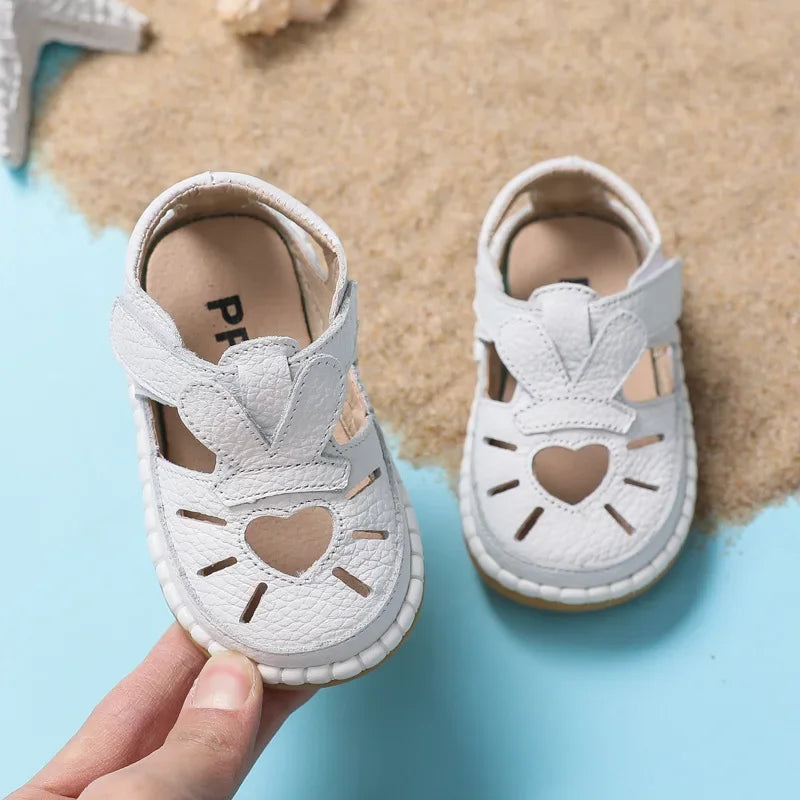 Baby Shoe Sandals for Girls Summer New Genuine Leather Baby Sandals Baby Walking Shoes 0-3Year Old Soft Sole Kdis Shoe Sandalias