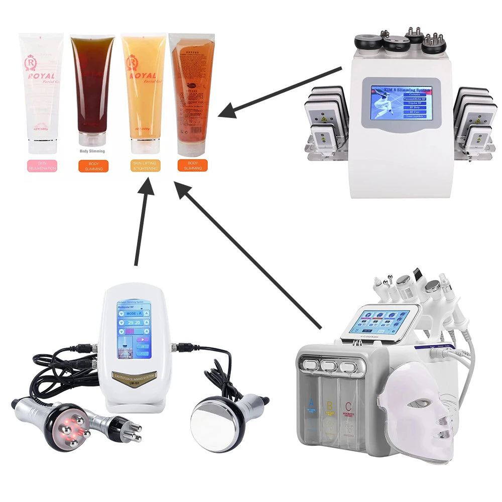 Beauty Machine Gel for Conductive Gel for RF Slimming Radio Ultrasonic Fat Burning Device Cavitation Body Frequency Shaping 300g