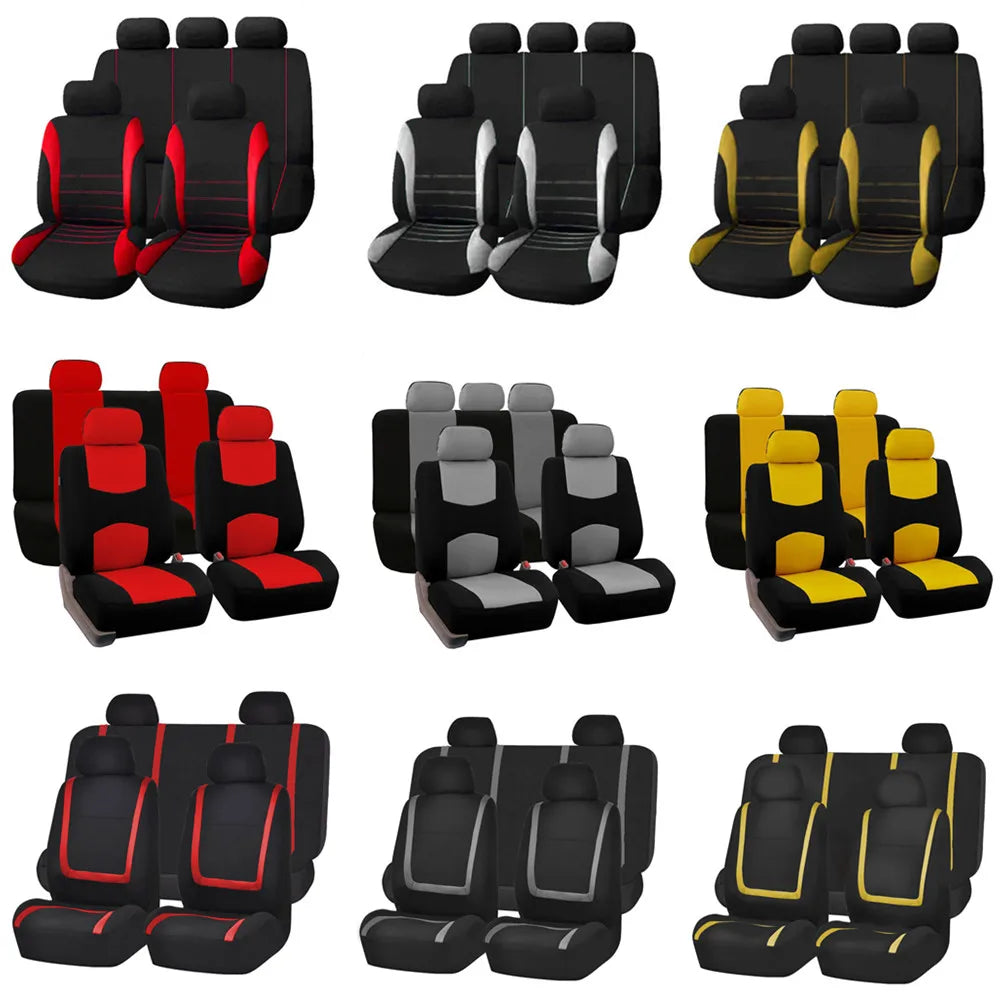 2/5Seats Car Seat Covers For MG 3 5 6 7 GT ZS HS RX5 Automobile Seat Cushion Protection Cover Car-Styling Interior Accessories