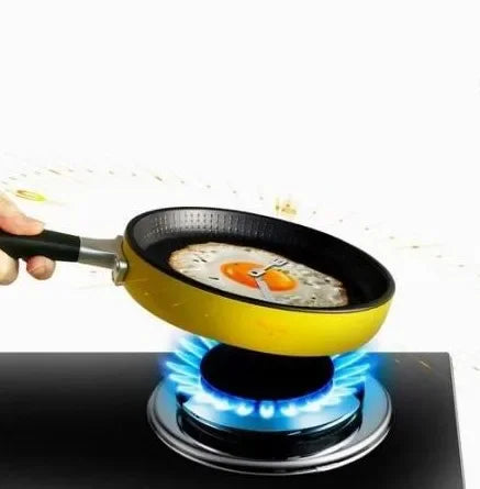 2021 new tableware design creative frying pan modeling kitchen clock creative modern home decoration hanging table