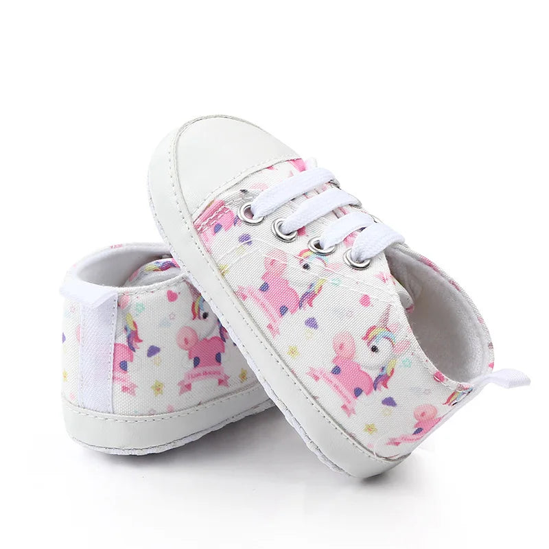 Spring Cute Unicorn Baby Shoes Boy Girl Sneakers Warm Soft Bottom Anti Slip Newborn Shoes Toddler Enfant First Walkers