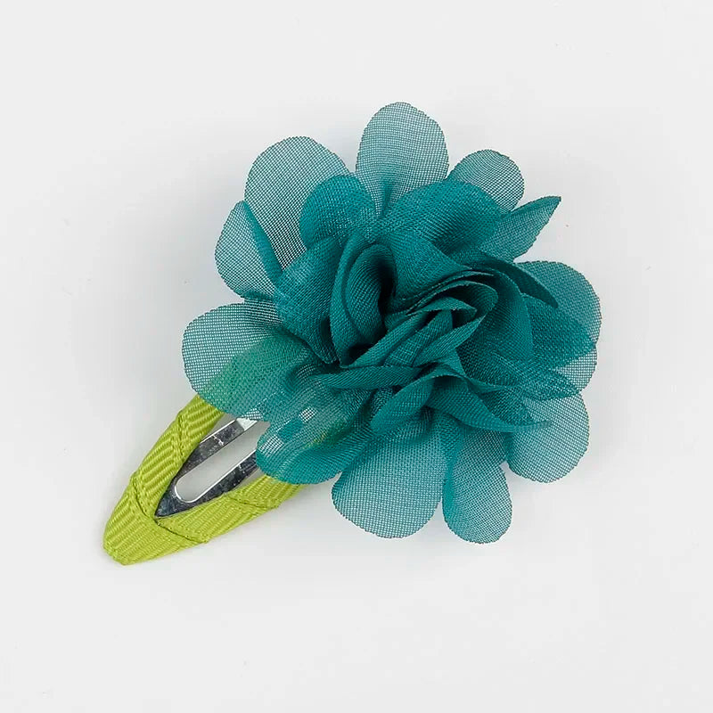 Fashion Baby Girls Mini Chiffon Flowers Hair Clips Sweet Children Hairpins for Kids Accessories Headwear Photo Props Gifts Sets