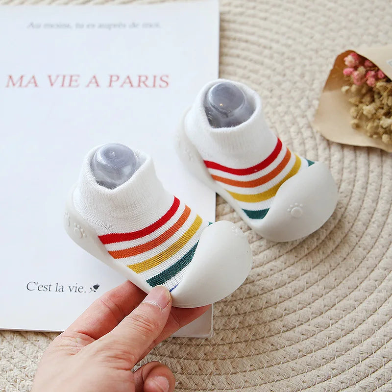 Baby Socks Shoes Newborn Summer Baby Boys Shoes Soft Rubber Sneakers Cute Colors Baby Toddler Girls First Step Walker Shoes