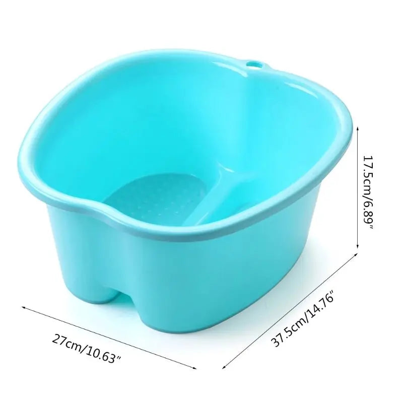 Plastic Large Foot Bath Spa Tub Basin Bucket for Soaking Feet Detox Pedicure Massage Portable 3 Colors