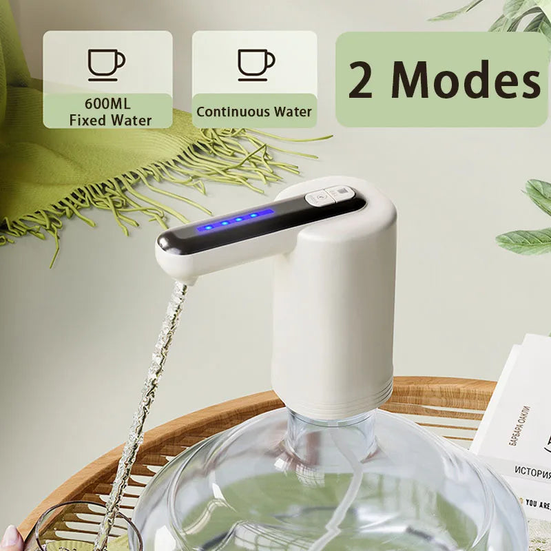 Smart Automatic Wireless Water Dispenser Pump High Quality USB Rechargeable Gallon Water Pump Portable Drinking Bottle Switch