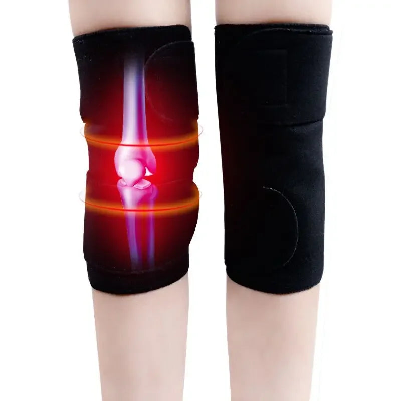 2pcs Tourmaline Self Heating Kneepad Magnetic Therapy Knee Support Tourmaline Heating Belt Knee Massager Knee Pad Bone Care