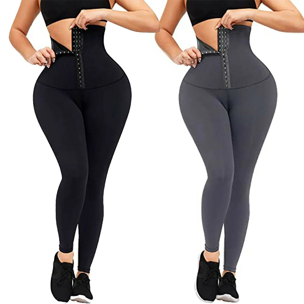 High Waist Elastic Breast Lift Hip Tight Body Fitness Leisure Yoga Pants Leggings Capris