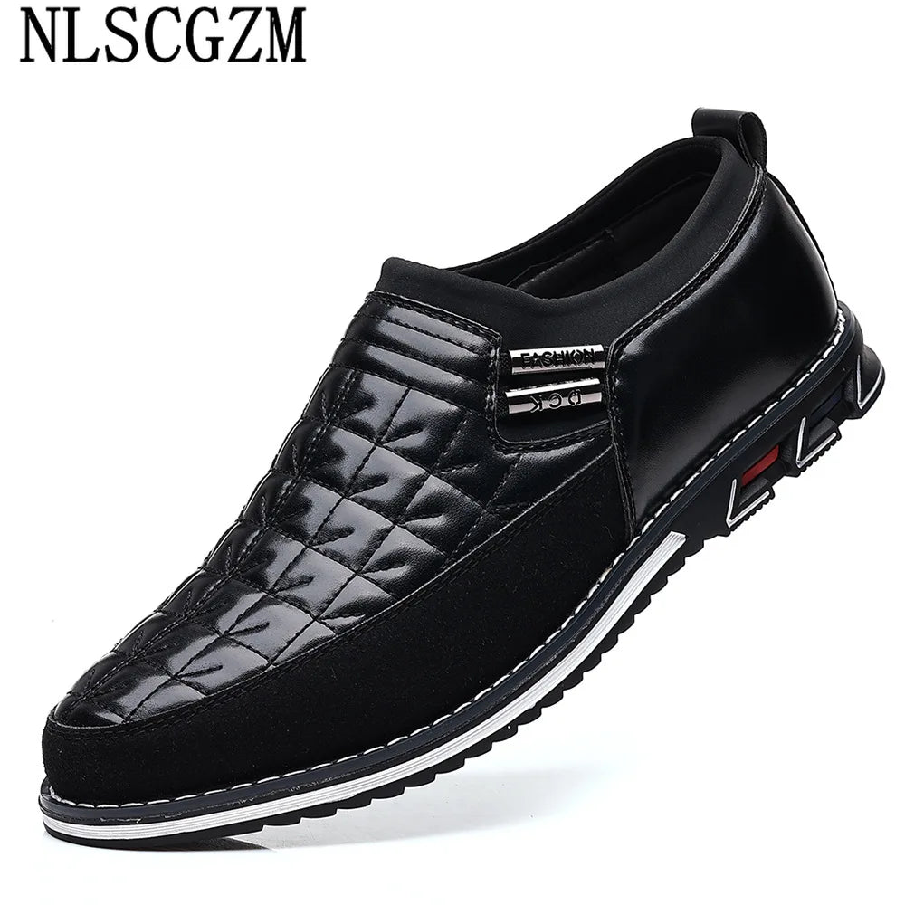 Loafers Luxury Men Italiano Leather Casual Shoes Slip on Shoes Men Fashion Shoes Men Casuales Office 2024 Luxury Brand кросовки