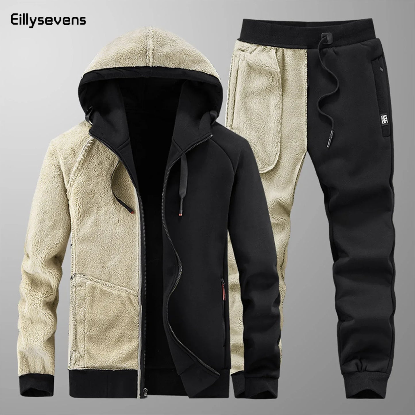 Men'S Hooded Sweatshirts And Men Pants Casual Men'S Tracksuit Sportswear Autumn Winter Men Suit Men'S Clothing Leisure Sets Male