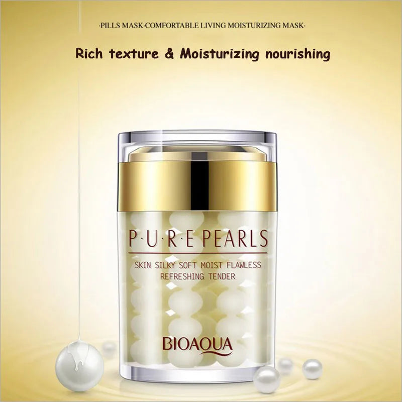 BIOAQUA Pure Pearl Essence Face Cream Firming Creams Moisturizing Brightening Face Serum Facial Skin Care 60g