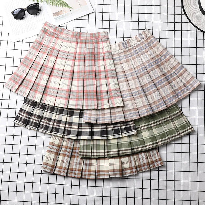 Pleated Skirt Summer Women's Clothing 2022 Spring Fashion Korean  Preppy Style School Girl Uniform Harajuku A-line Mini Skirts