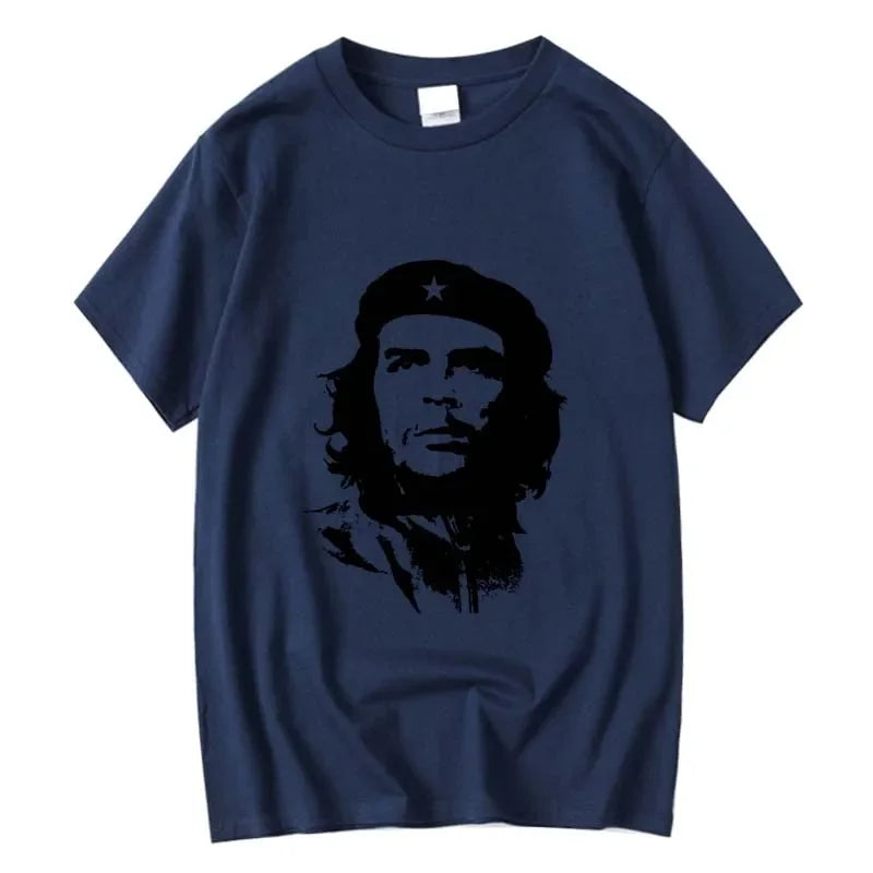 Men High Quality Short Sleeve 100% Cotton Che Guevara Revolution Printed Men T-shirt Casual O-neck Men'sT-shirt Female Tee Shirt