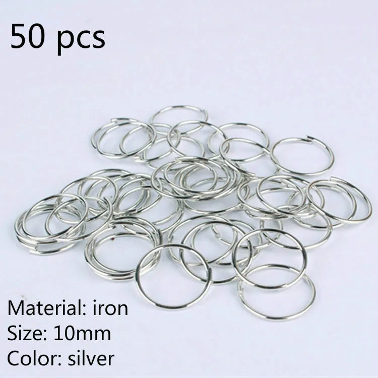 50-200 Pcs Gold/Silver  Hair Braid Dreadlock Beads Cuffs Rings Tube Accessories Hoop Circle Approx 8-18mm Inner Hole Hair Rings