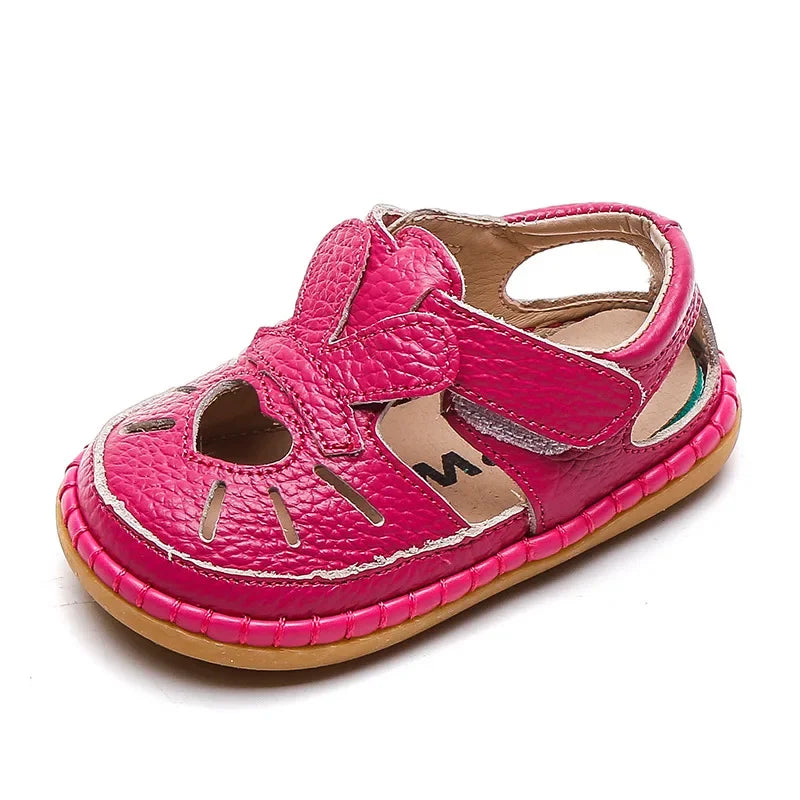 Baby Shoe Sandals for Girls Summer New Genuine Leather Baby Sandals Baby Walking Shoes 0-3Year Old Soft Sole Kdis Shoe Sandalias