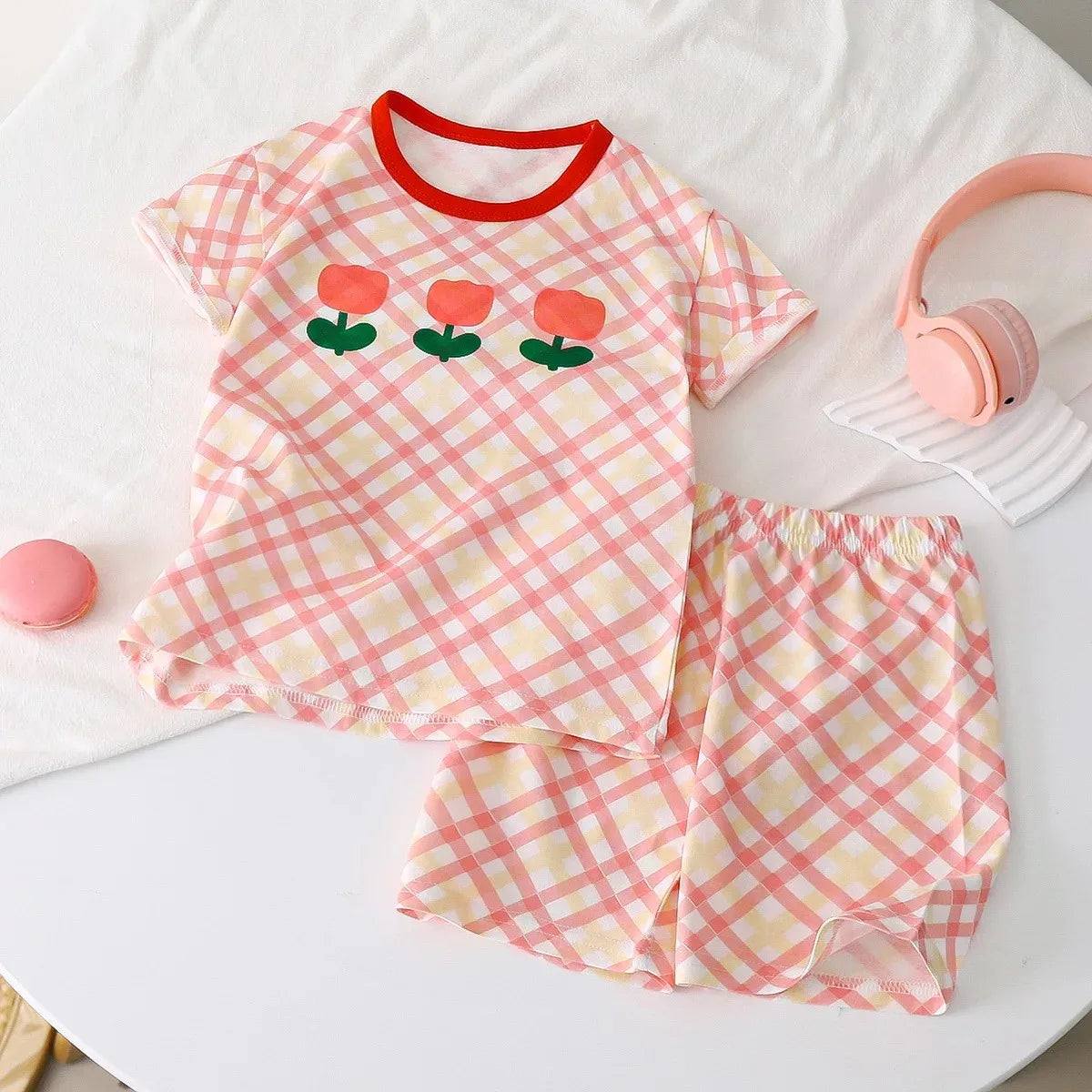 2020 Baby Girl Clothes New Style Newborn Girl Infant Summer Children Clothing Suit Baby 0-6 Outfit Toddler Kids Pajamas