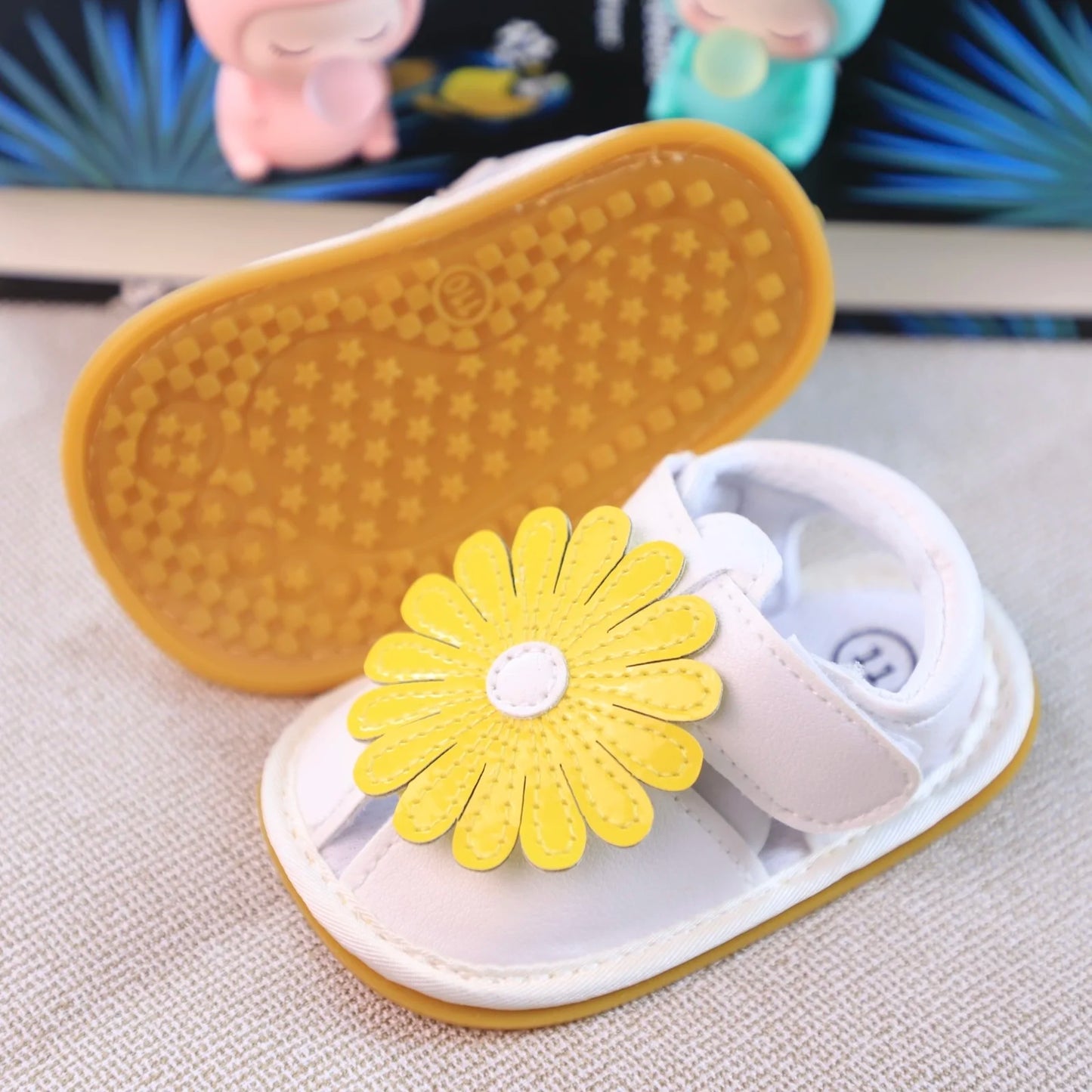 Baby Toddler Shoes Baby First Pair Pre-Step Shoes Fashion Flower Summer Sandals