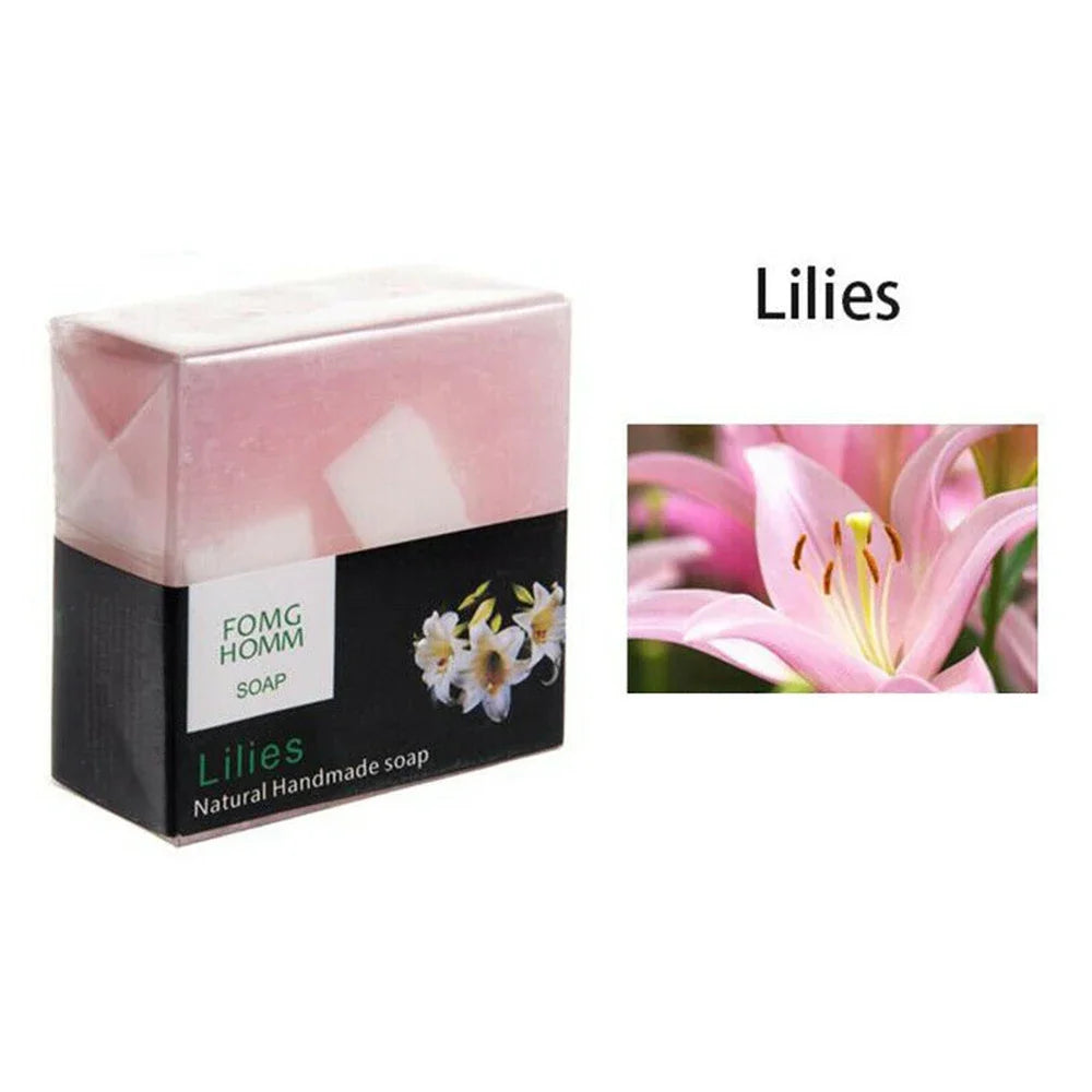 Thailand Natural Fruit Soap Moisturizing  Rose Bamboo Charcoal Hydrating Exfoliating Hand Washing Cleansing Soap Bath Soap