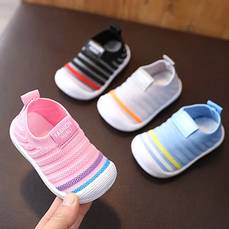 Baby First Walkers Infant Knitted Shoes Toddler Girls Soft Sole Indoor Outdoor Casual Shoes for Boy 1 year Zapatos Spring Autumn